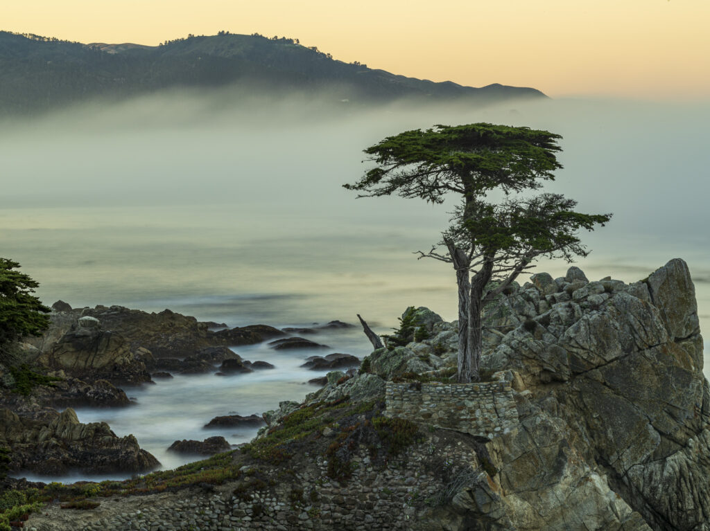 The rocky shores of Northern California's coasts turn into otherworldly landscapes in the evening light