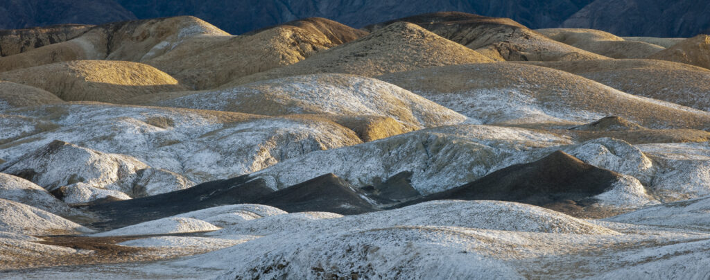 Rainbow Hills at sunset, Death Valley