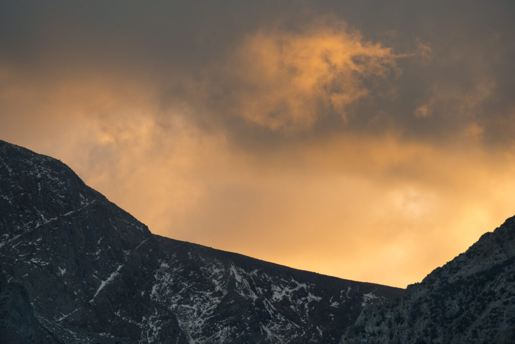 Sunset over the Eastern Sierras