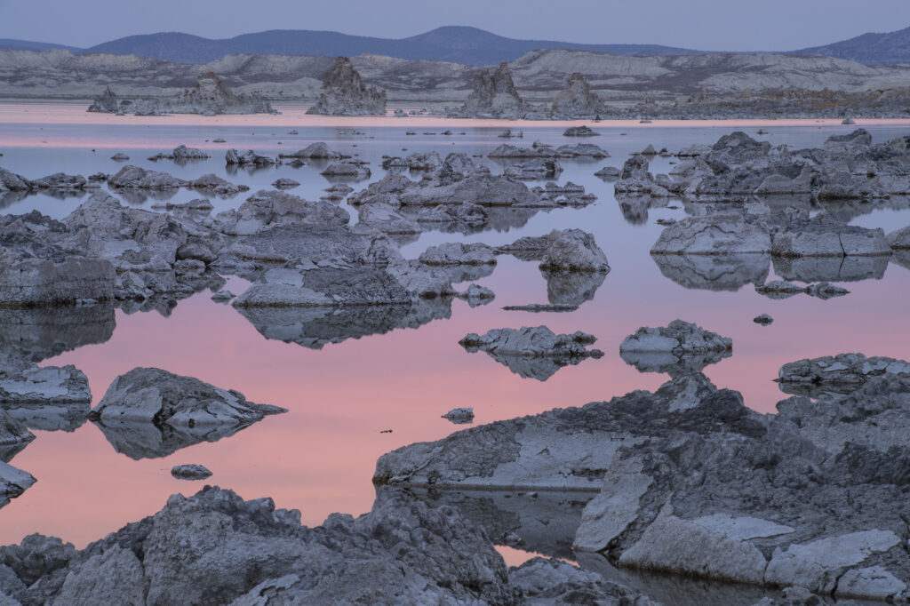 Mono Lake after sunset