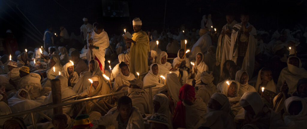 Christmas Eve at Bet Miriam in Lalibela