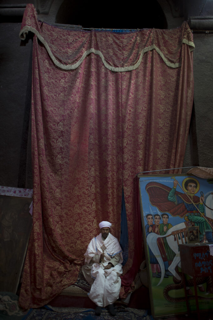 Priest at St George's church in Lalibela
