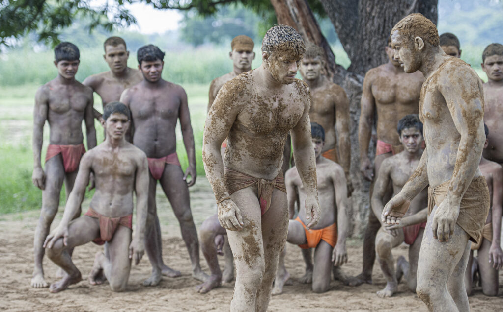Kushti wrestlers face off near Varanasi.