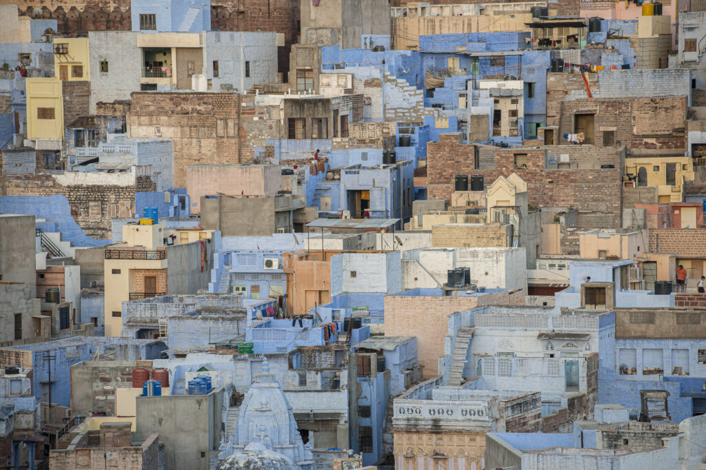 The ancient "Blue City" of Jodhpur.
