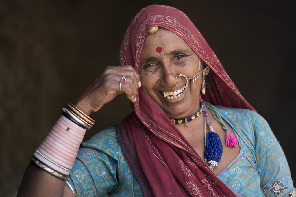 A Rajastani woman near Johdpur.