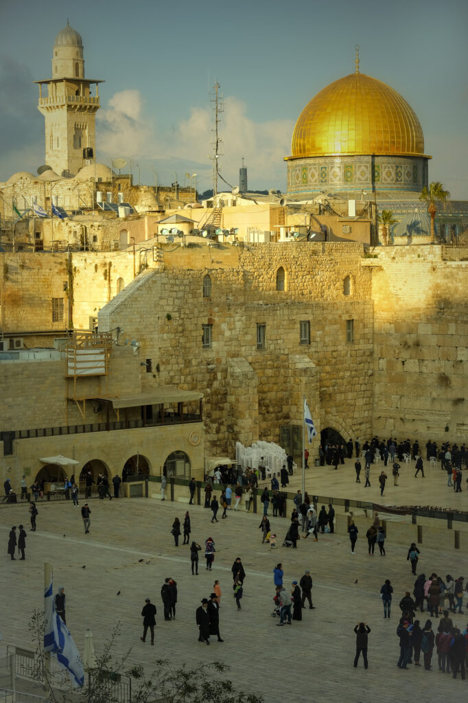The western wall is all that remains of Jerusalem's temple.