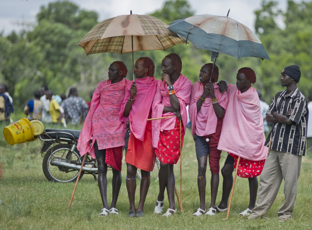 Sandwiched between the ancient and the modern, Kenya's Maasai tribe are adapring to the new world.