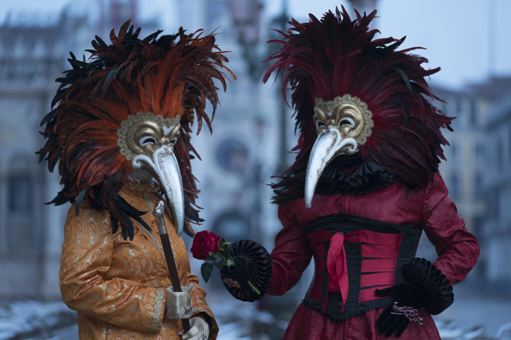The incredble costumes worn at the Carnevale di Venezia (Carnival of Venice) hint at the city's stories past.