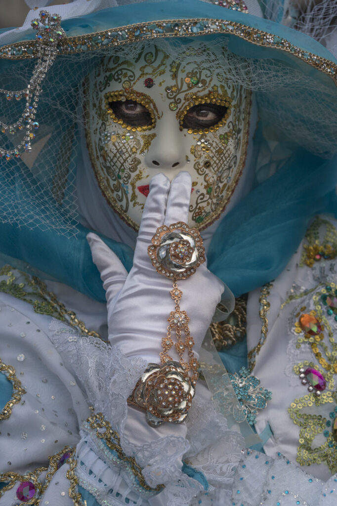 The incredble costumes worn at the Carnevale di Venezia (Carnival of Venice) hint at the city's stories past.