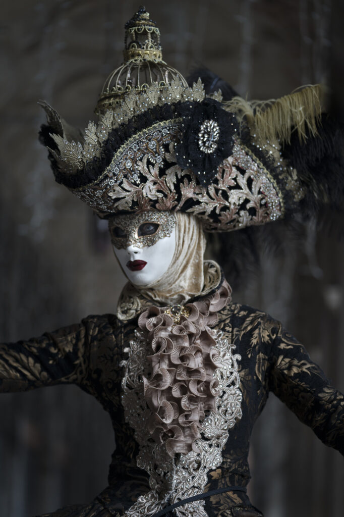 The incredble costumes worn at the Carnevale di Venezia (Carnival of Venice) hint at the city's stories past.