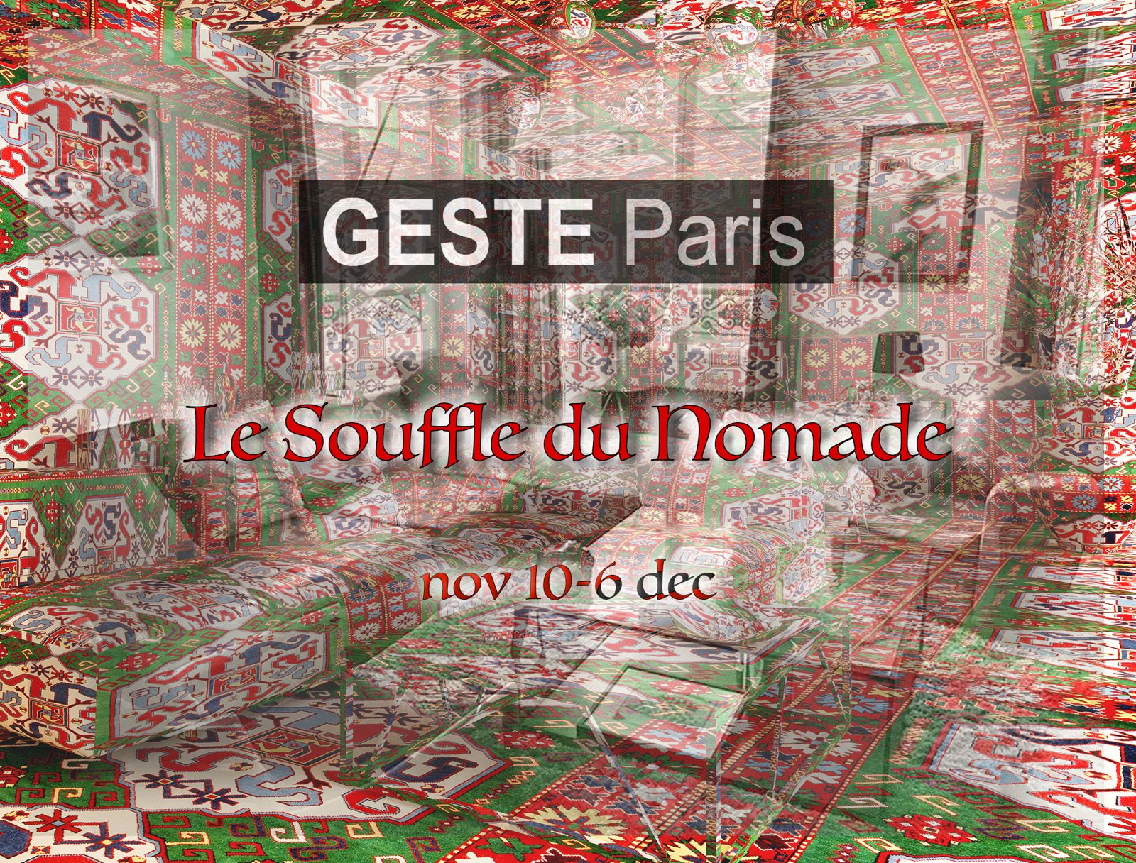 Geste Paris flyer art