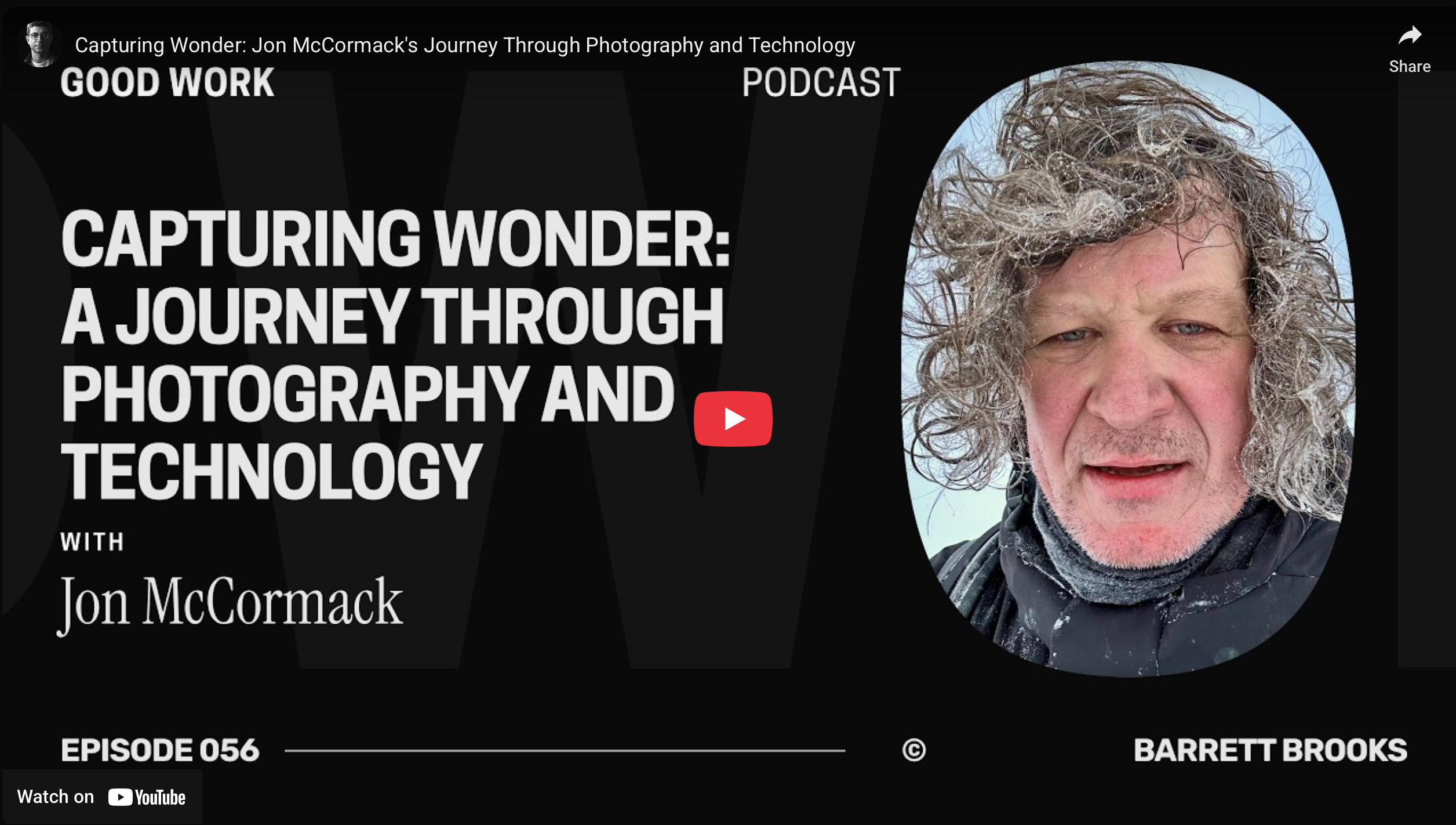 Capturing Wonder YouTube screenshot